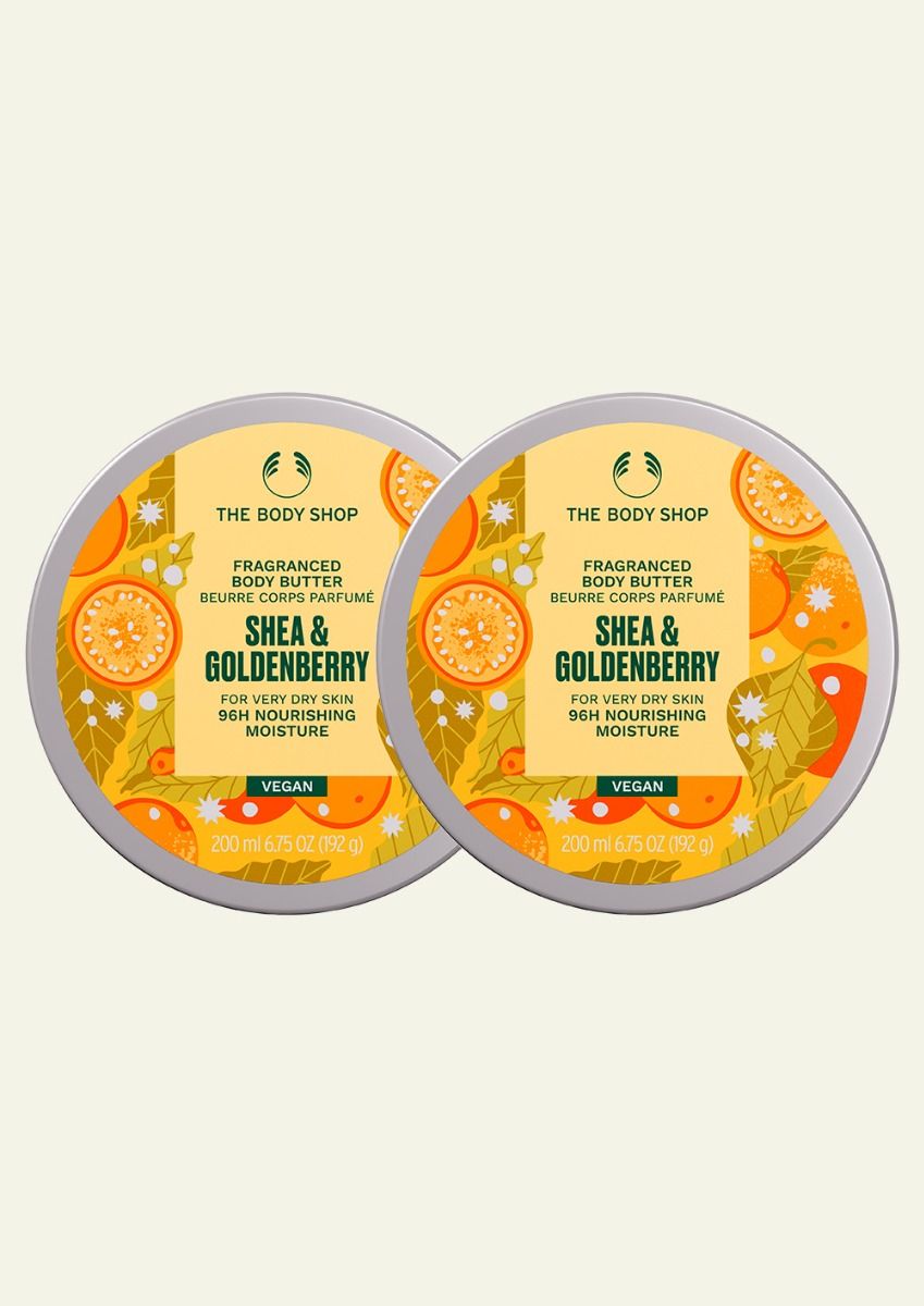 The Body Shop Shea & Goldenberry Body Butter, 200ml x 2