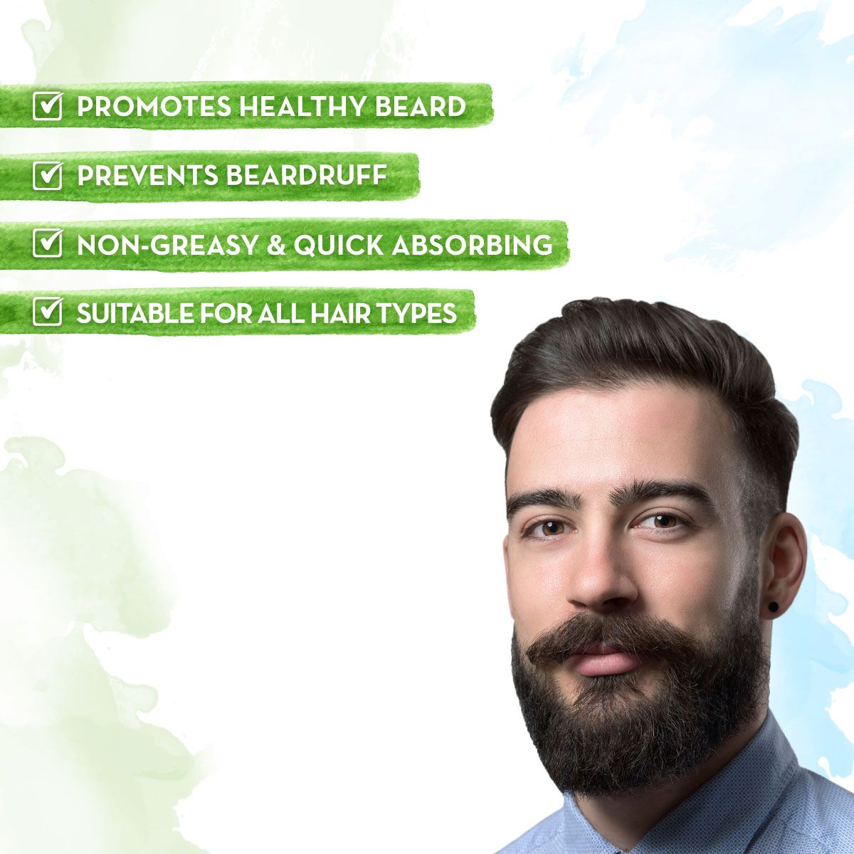 Mamaearth Tea Tree Beard Oil With Tea Tree & Salicylic Acid For Itch-Free Beard, 30ml - Image 2 - Buy from Indicrest