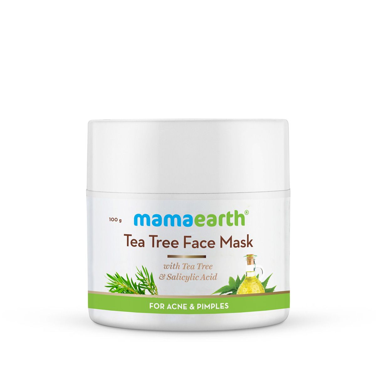 Mamaearth Tea Tree Face Mask for Acne, with Tea Tree and Salicylic Acid for Acne and Pimples, 100g - Image 7 - Buy from Indicrest