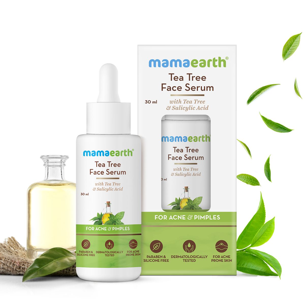 Mamaearth Tea Tree Face Serum for Acne and Pimples, 30ml - Buy from Indicrest