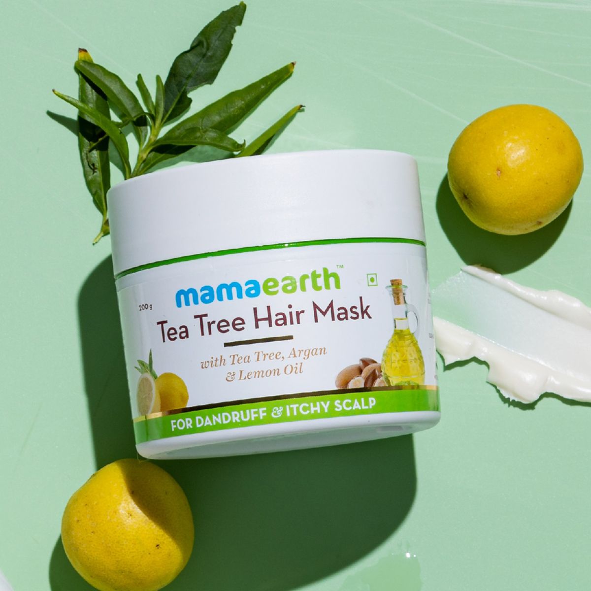 Mamaearth Tea Tree Anti Dandruff Hair Mask, 200ml - Image 2 - Buy from Indicrest