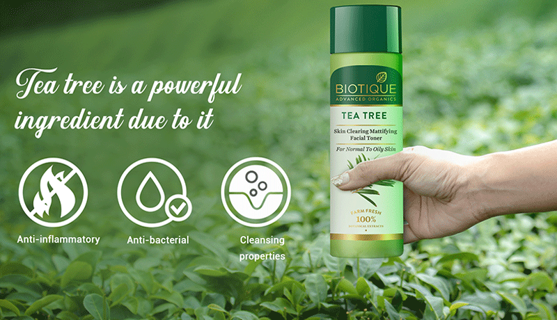 Biotique Tea Tree Facial Toner, 120ml - Image 8 - Buy from Indicrest