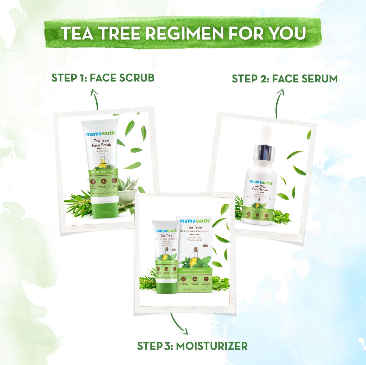 Mamaearth Tea Tree Face Scrub with Tea Tree and Neem for Skin Purification, 100g - Image 6 - Buy from Indicrest