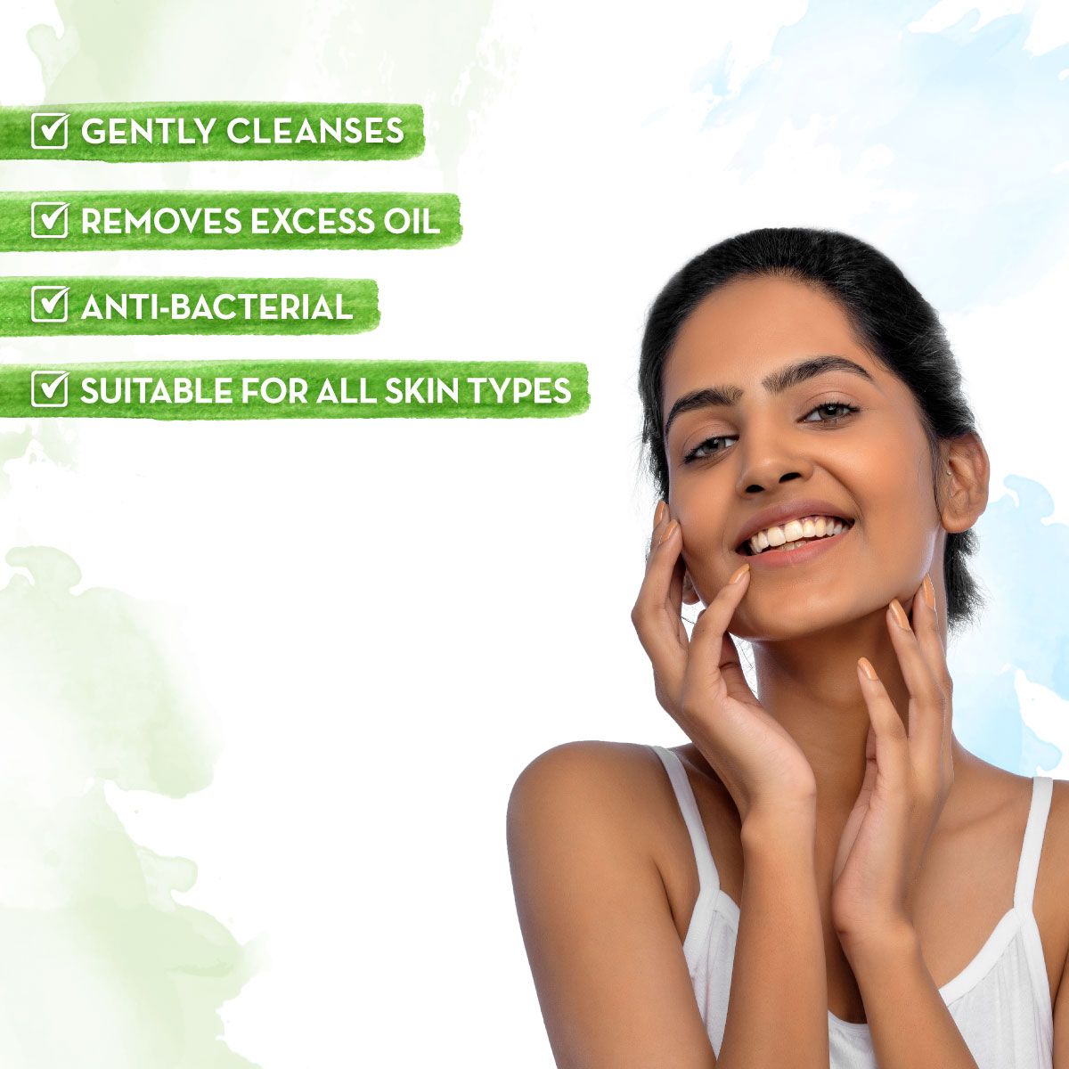 Mamaearth Tea Tree Foaming Face Wash with Tea Tree and Salicylic Acid for Acne and Pimples, 150ml - Image 3 - Buy from Indicrest