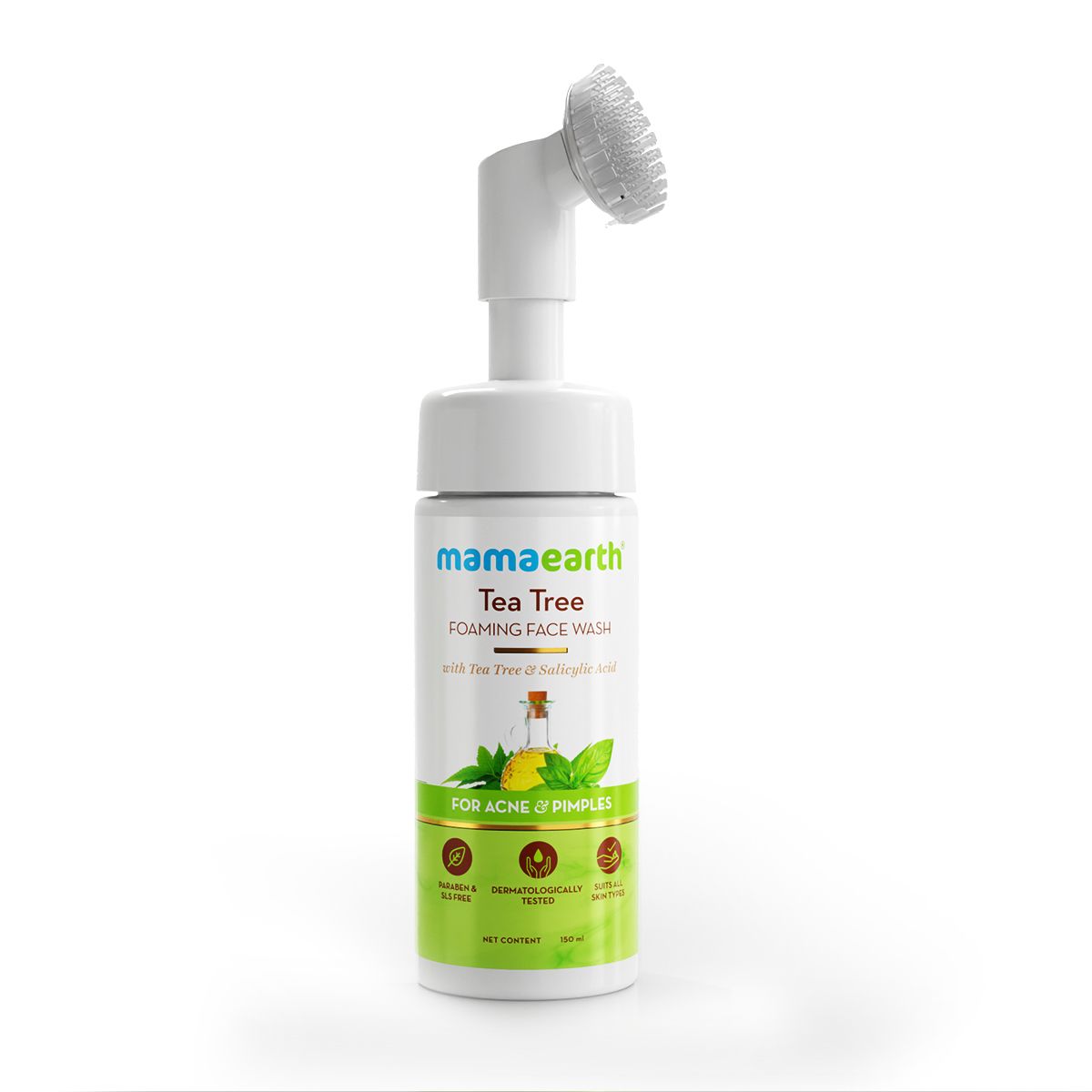 Mamaearth Tea Tree Foaming Face Wash with Tea Tree and Salicylic Acid for Acne and Pimples, 150ml - Image 7 - Buy from Indicrest