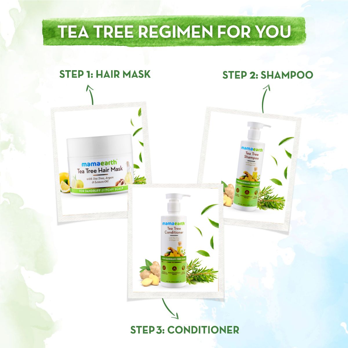 Mamaearth Tea Tree Anti Dandruff Hair Mask, 200ml - Image 6 - Buy from Indicrest