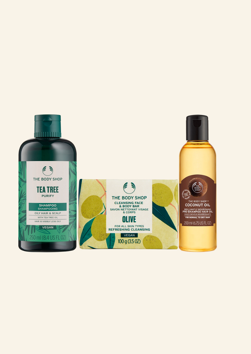 The Body Shop Cleanse & Nourish Trio, 3pc