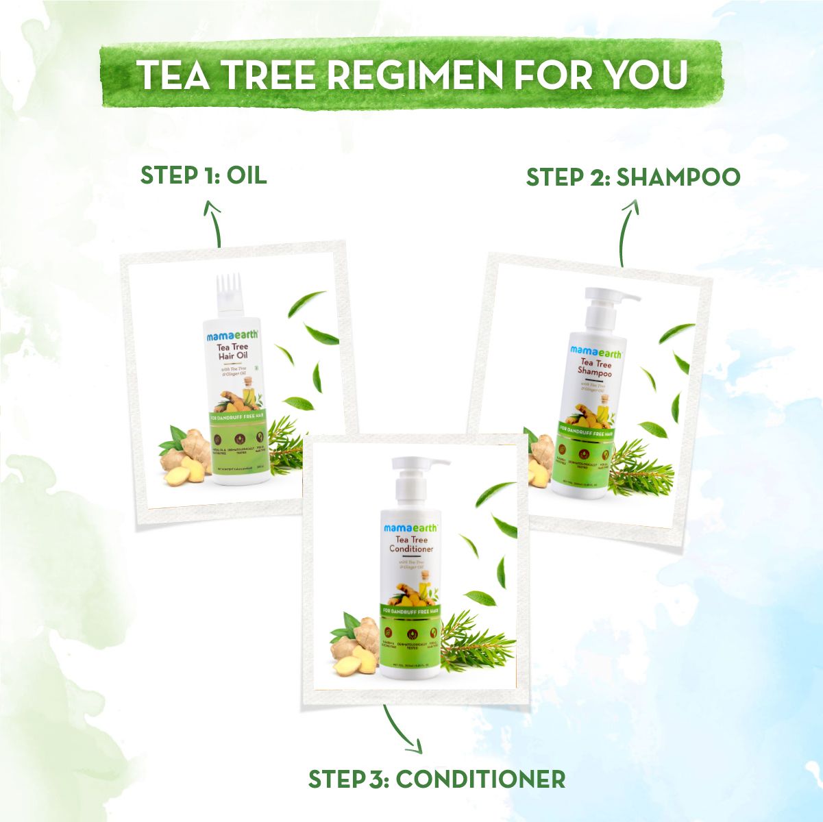 Mamaearth Tea Tree Shampoo for Dandruff Free Hair, 250ml - Image 5 - Buy from Indicrest