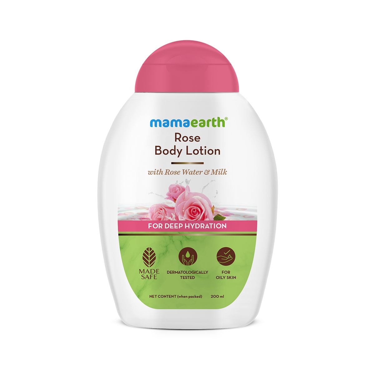 Mamaearth Rose Body Lotion with Rose Water and Milk For Deep Hydration, 200ml - Image 8 - Buy from Indicrest