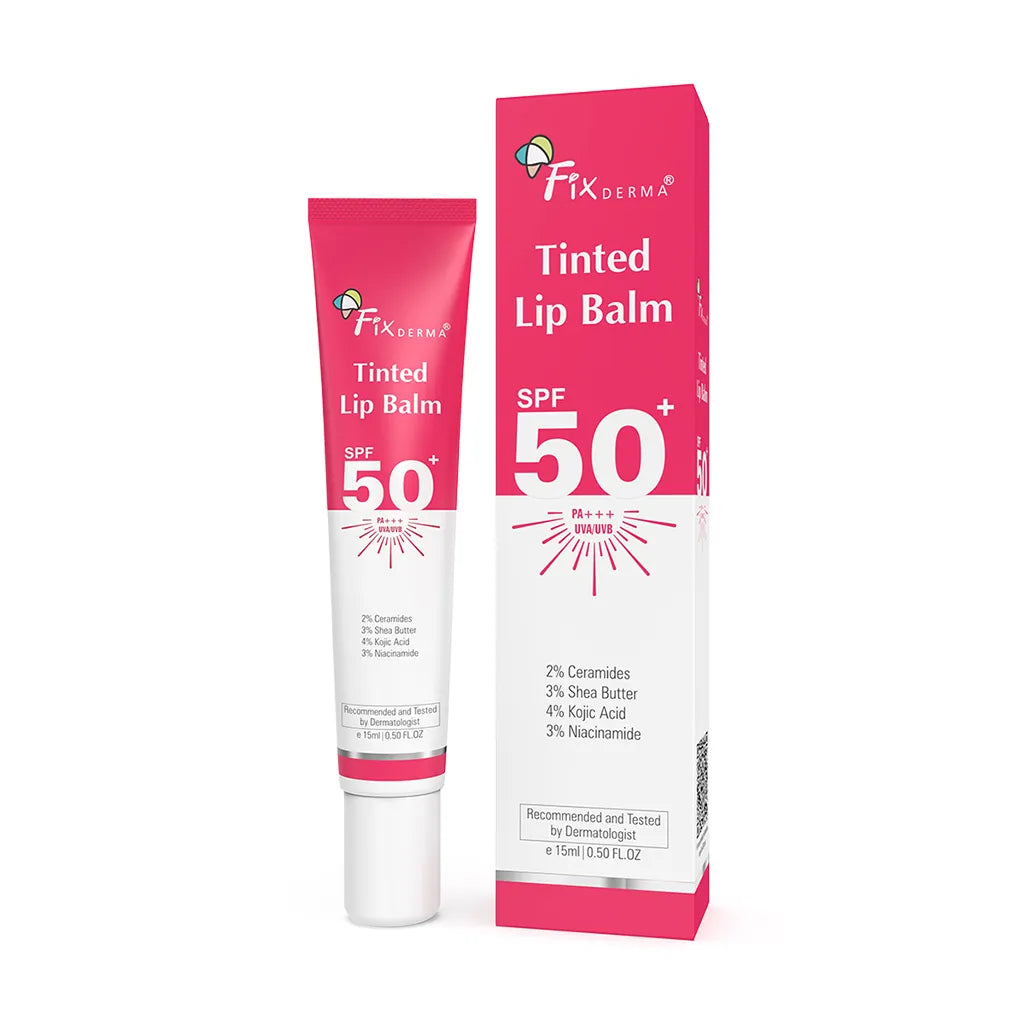 Fixderma Tinted Lip Balm SPF 50+ | Best Tinted Lip Balm for Dry Lips with SPF 50+, 2 X 15g - Image 7 - Buy from Indicrest