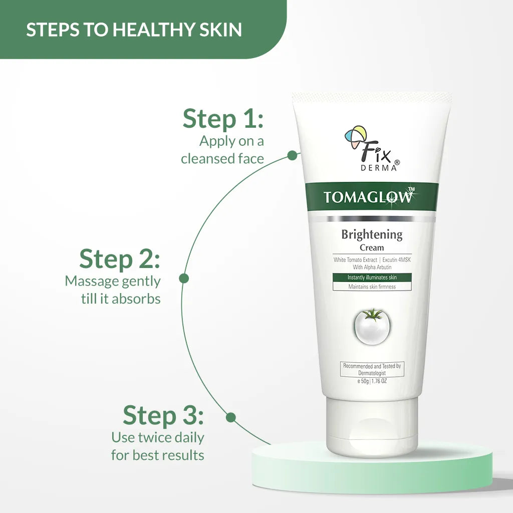 Fixderma Tomaglow Brightening Cream | Effectively Removes Tan & Brightens skin, 50g - Image 5 - Buy from Indicrest