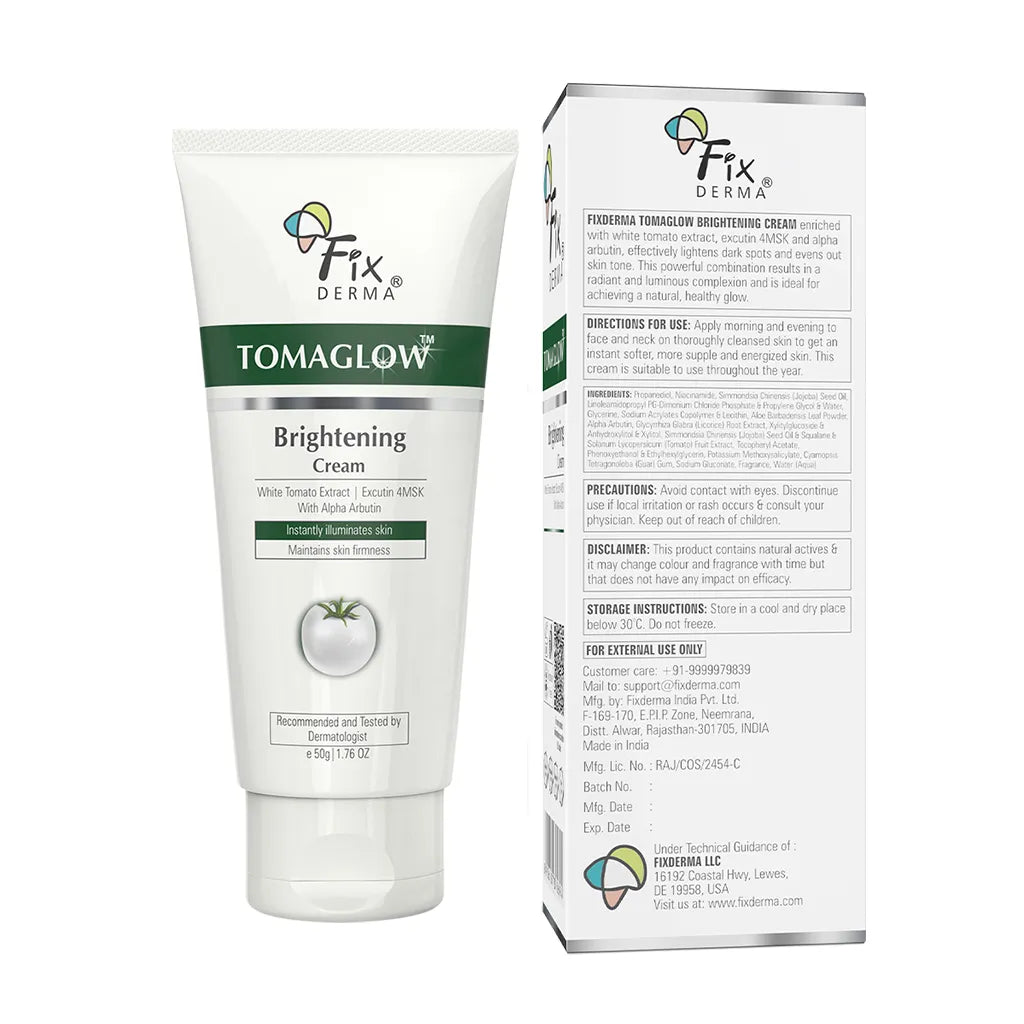Fixderma Tomaglow Brightening Cream | Effectively Removes Tan & Brightens skin, 50g - Image 7 - Buy from Indicrest