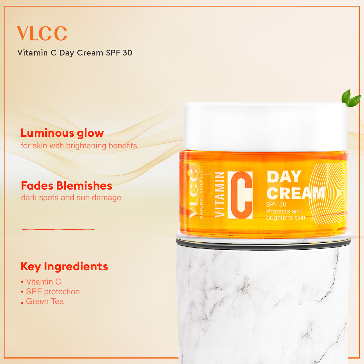 VLCC Vitamin C Day Cream SPF 30 and Vitamin C Night Serum Combo - Image 2 - Buy from Indicrest