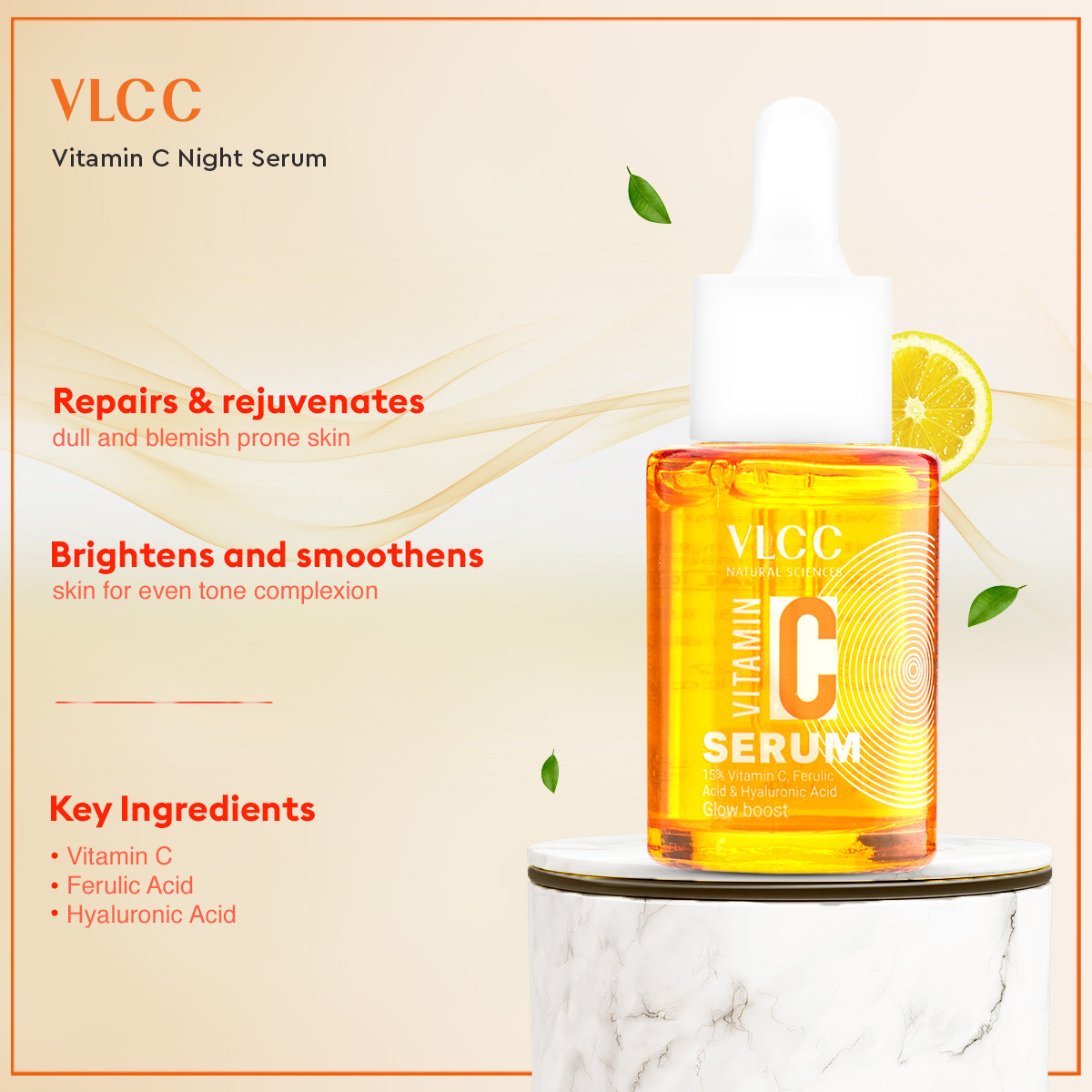 VLCC Vitamin C Day Cream SPF 30 and Vitamin C Night Serum Combo - Image 3 - Buy from Indicrest