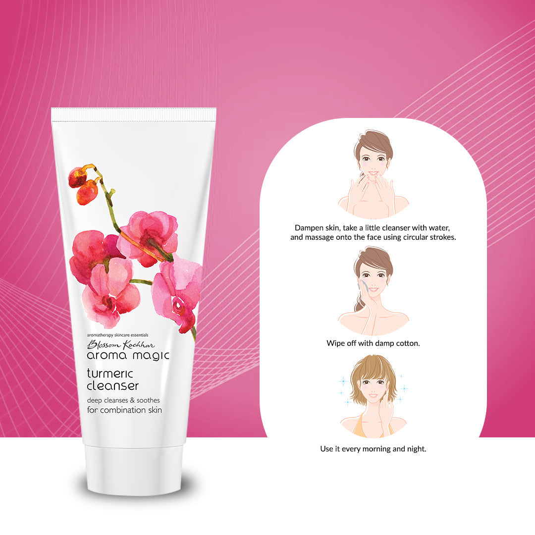 Aroma Magic Turmeric Cleanser For Combination Skin, 100g - Image 6 - Buy from Indicrest