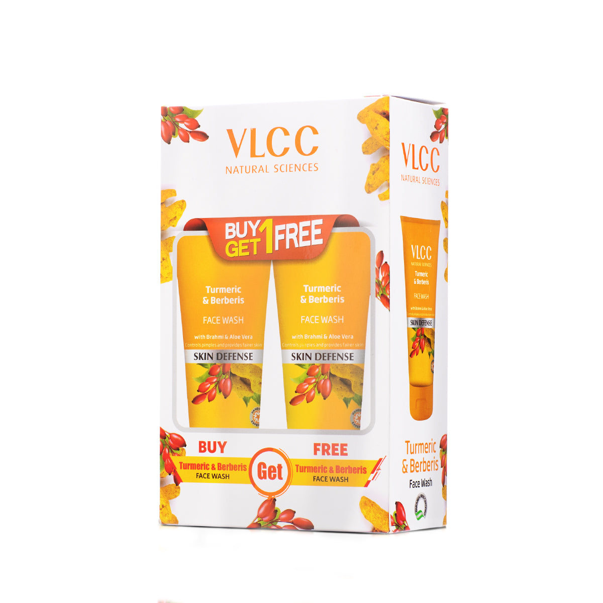 VLCC Turmeric and Berberis Face Wash - 300 ml - Image 3 - Buy from Indicrest