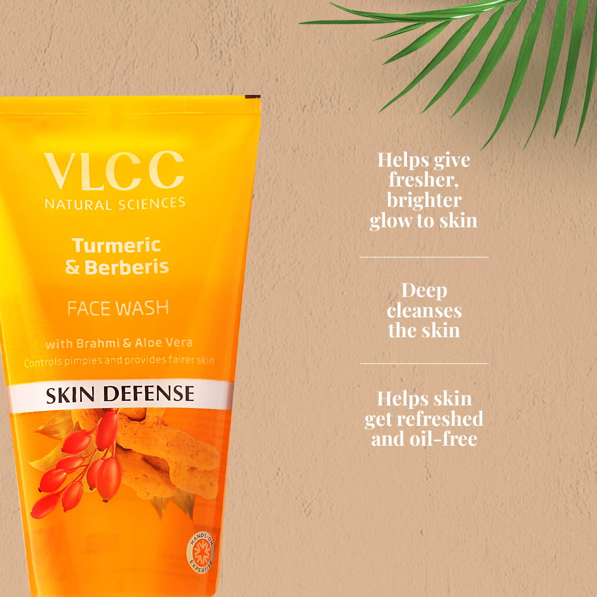 VLCC Turmeric and Berberis Face Wash - 300 ml - Image 4 - Buy from Indicrest