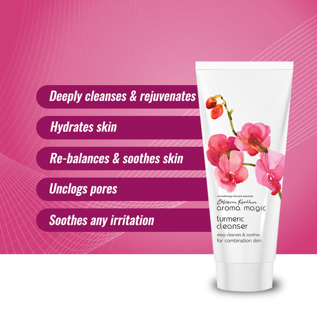 Aroma Magic Turmeric Cleanser For Combination Skin, 100g - Image 2 - Buy from Indicrest