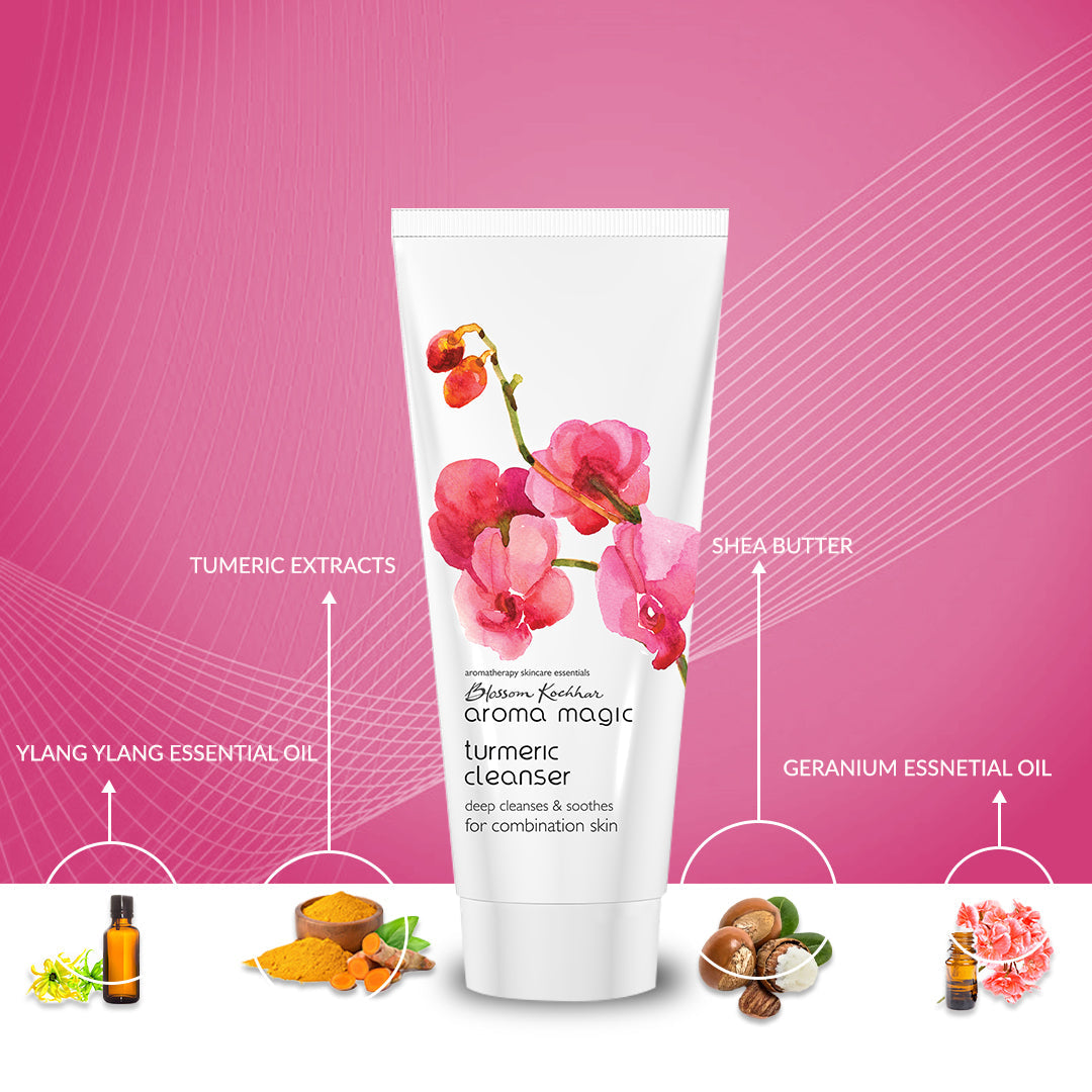 Aroma Magic Turmeric Cleanser For Combination Skin, 100g - Image 4 - Buy from Indicrest