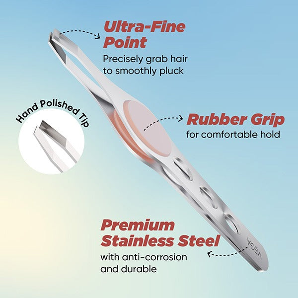 Vega Tweezer - Rubber Grip - TW-04