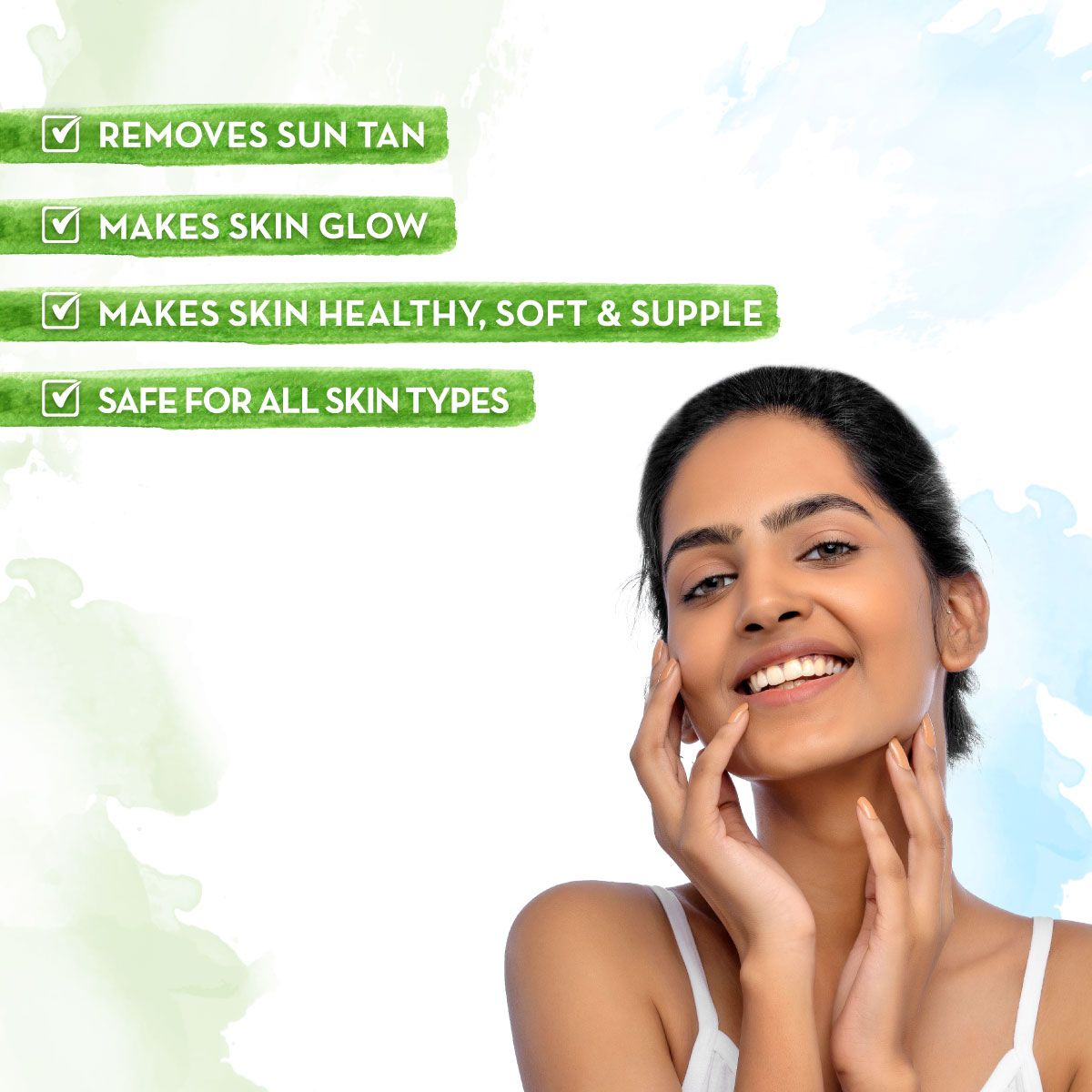 Mamaearth Ubtan Face Mask with Saffron & Turmeric for Skin Brightening and Tan Removal, 20g - Image 2 - Buy from Indicrest
