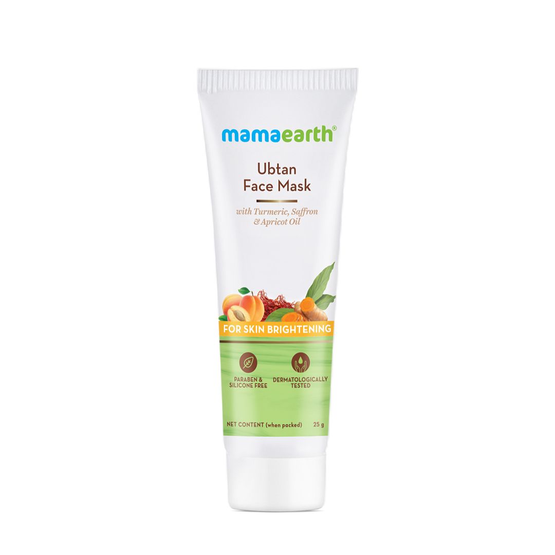 Mamaearth Ubtan Face Mask with Saffron & Turmeric for Skin Brightening and Tan Removal, 20g - Image 7 - Buy from Indicrest
