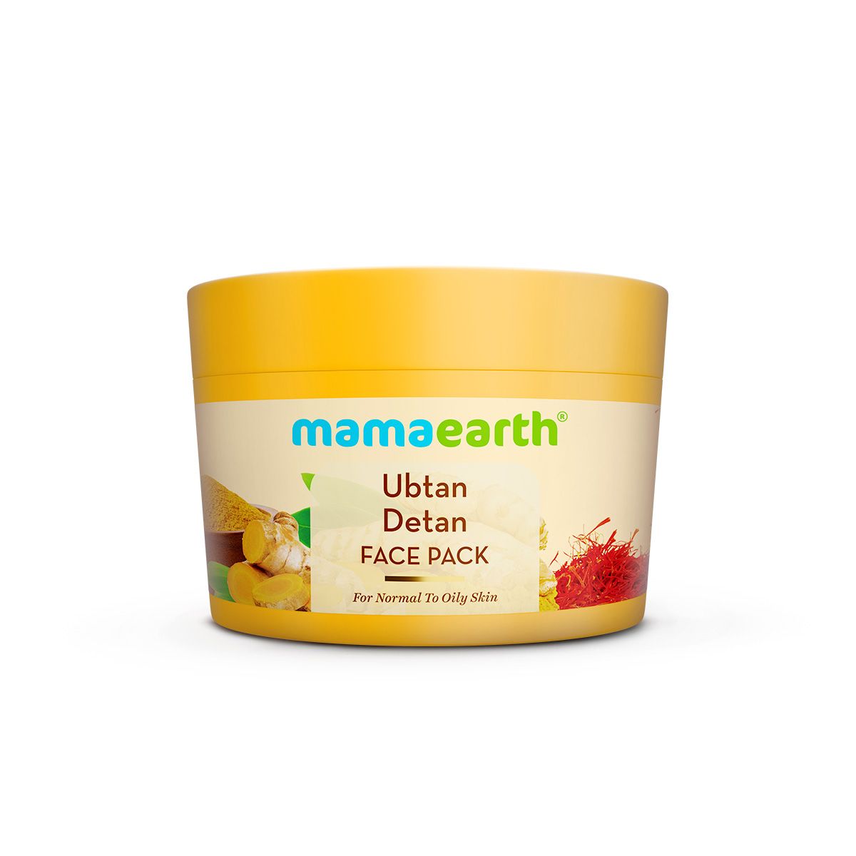 Mamaearth Ubtan Detan Face Pack with Turmeric & Saffron for Normal to Oily Skin, 200g - Image 8 - Buy from Indicrest