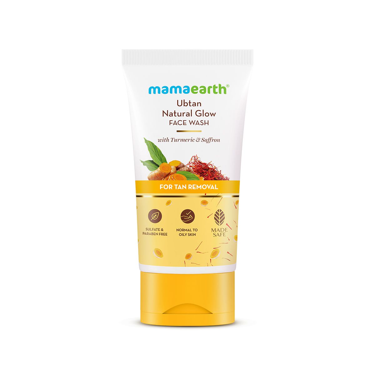 Mamaearth Ubtan Natural Glow Face Wash with Turmeric & Saffron for Tan Removal, 150ml - Image 9 - Buy from Indicrest