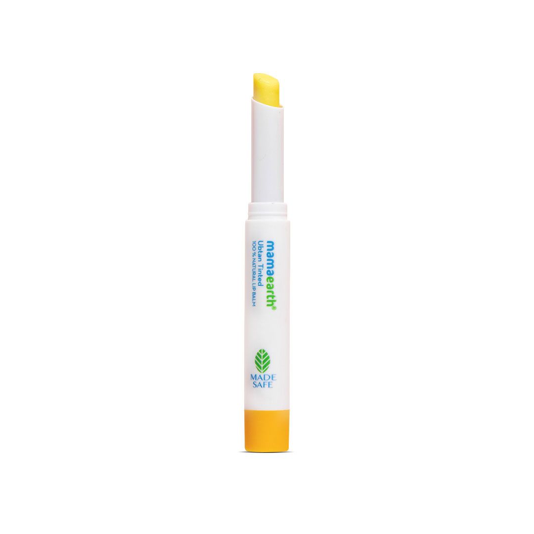 Mamaearth Ubtan Tinted 100% Natural Lip Balm with Turmeric & Saffron, 2g - Buy from Indicrest