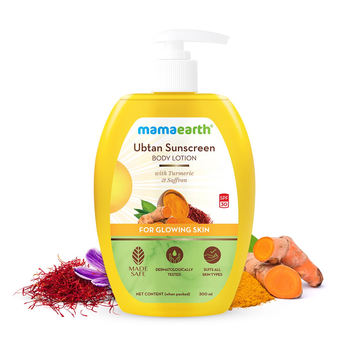 Mamaearth Sunscreen Body Lotion SPF 30, 300ml | Ubtan - Buy from Indicrest