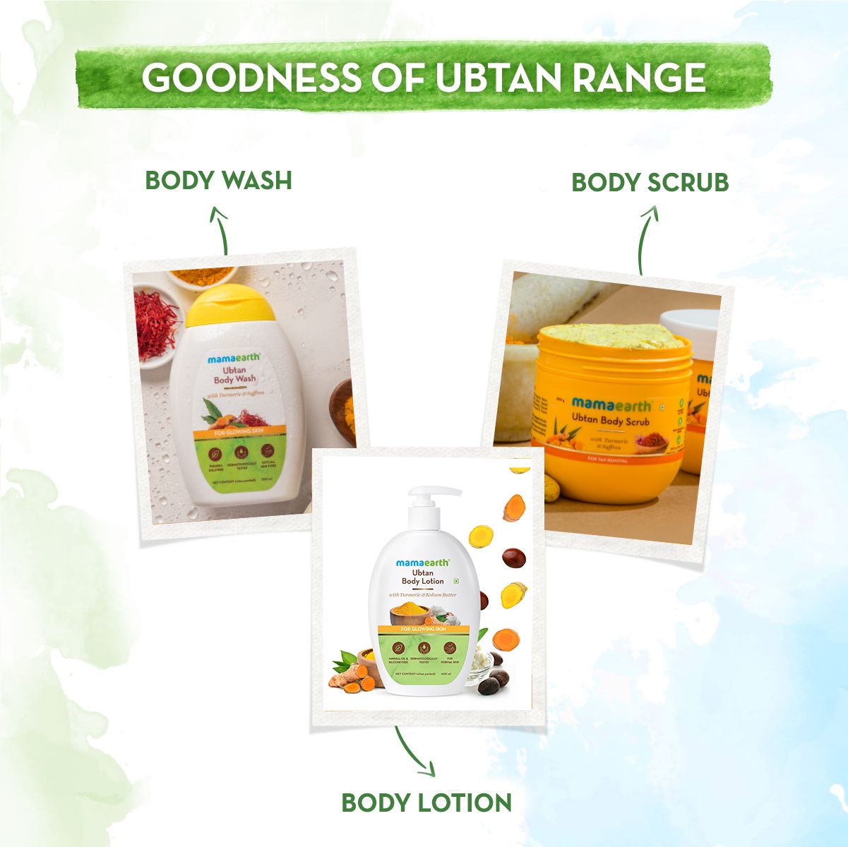 Mamaearth Ubtan Body Scrub with Turmeric and Saffron for Tan Removal, 200g - Image 6 - Buy from Indicrest