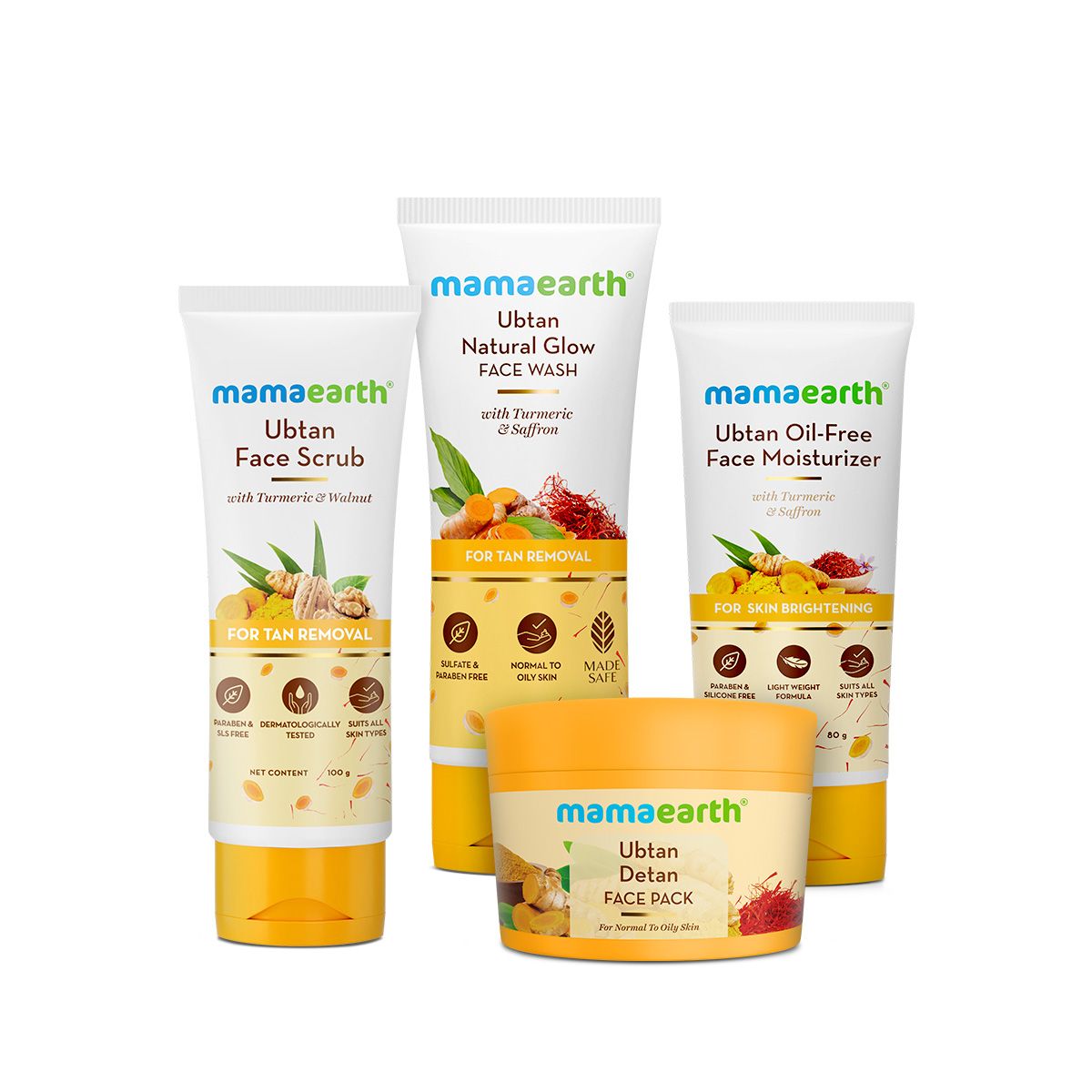 Mamaearth Ubtan Natural Glow Selfcare Kit - Buy from Indicrest