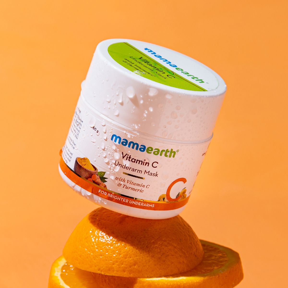 Mamaearth Vitamin C Underarm Mask with Vitamin C & Turmeric for Brighter Underarms, 50g - Image 2 - Buy from Indicrest