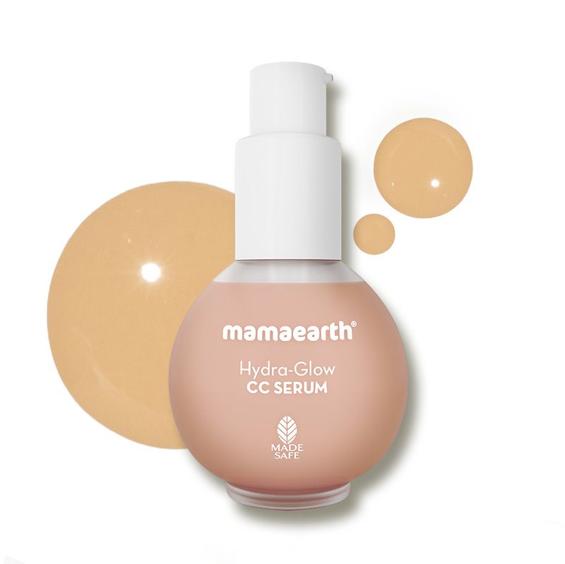 Mamaearth Hydra-Glow CC Serum with Vitamin C & Hyaluronic Acid, Vanilla, 30ml - Buy from Indicrest