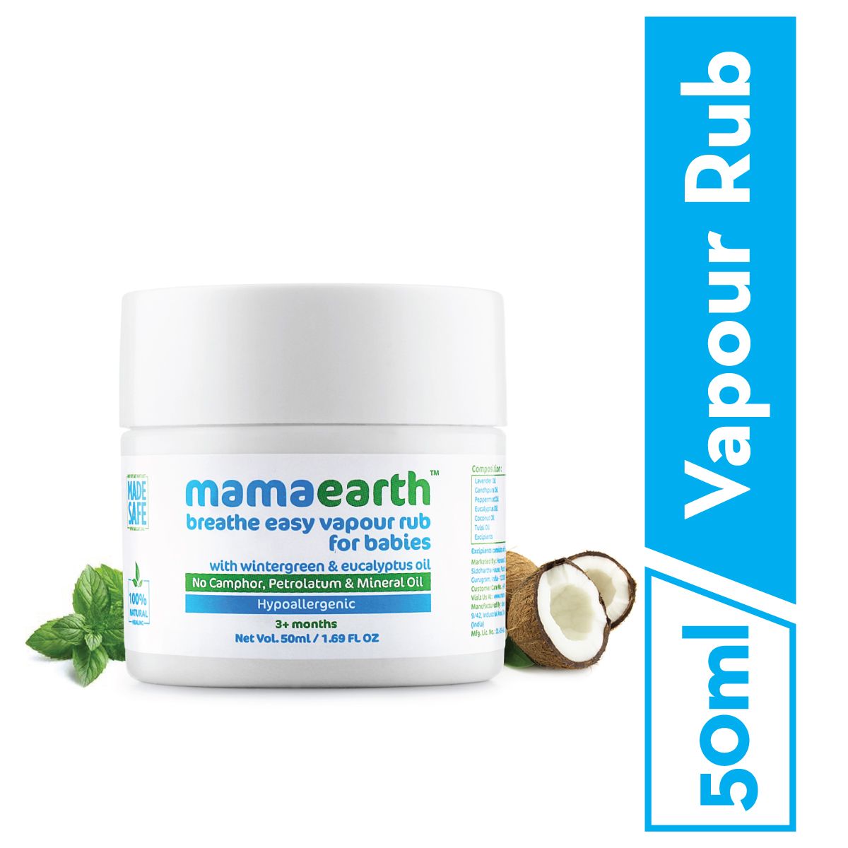 Mamaearth Breathe Easy Vapour Rub, 50ml - Image 2 - Buy from Indicrest