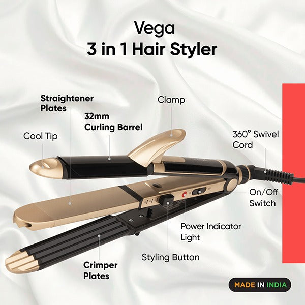 Vega 3-in-1 Hair Styler - VHSCC-01