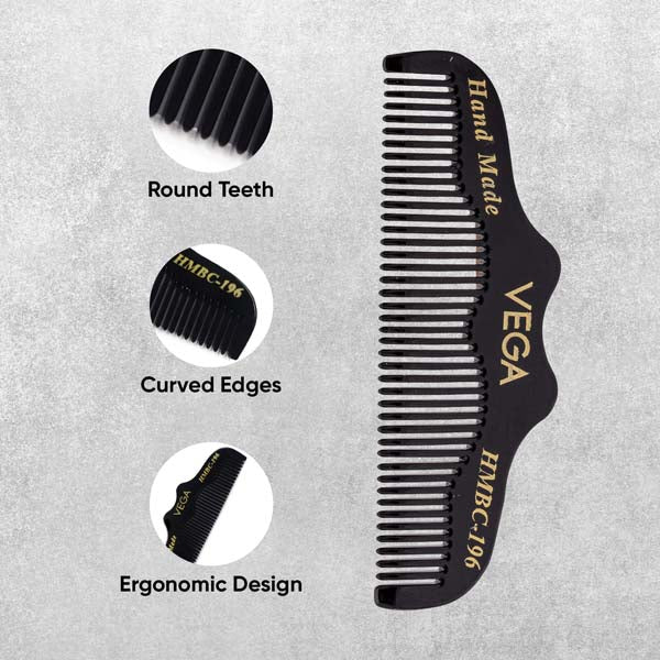 Vega Beard/Moustache Comb - HMBC-196