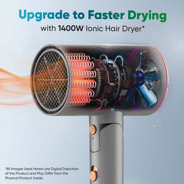 Vega Ionic 1200-1400 Watts Hair Dryer - VHDH-28
