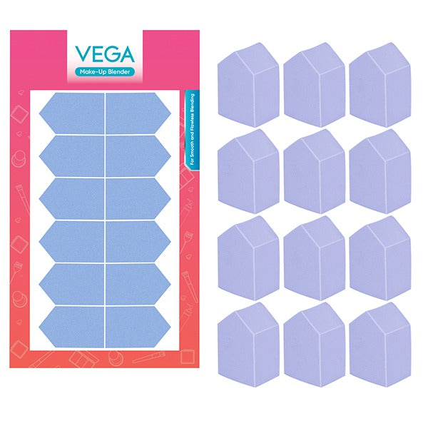 Vega Make-Up Blender (Pack of 12) - MP-06