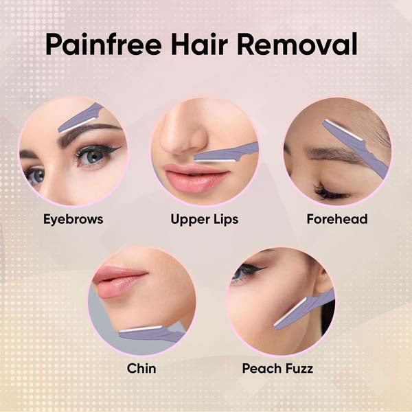 Vega Smooth Eyebrow Shaper Set of 4 Tools-ESS-04