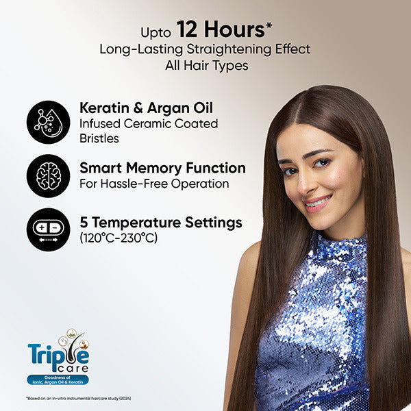 Vega LitStyle L1 Hair Straightener Brush - VHSB-06