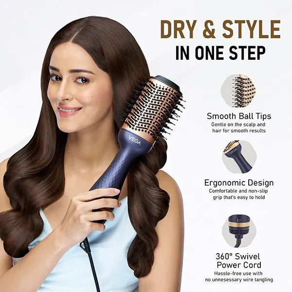 Vega Pro Volumizer Hair Dryer Brush - VHSD-02