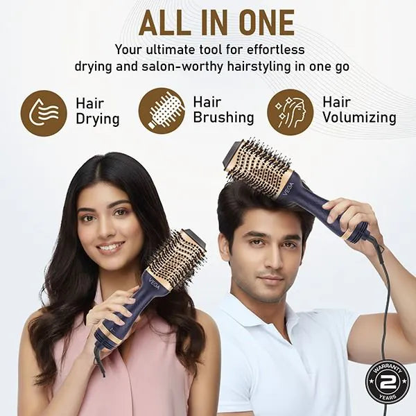 Vega Pro Volumizer Hair Dryer Brush - VHSD-02