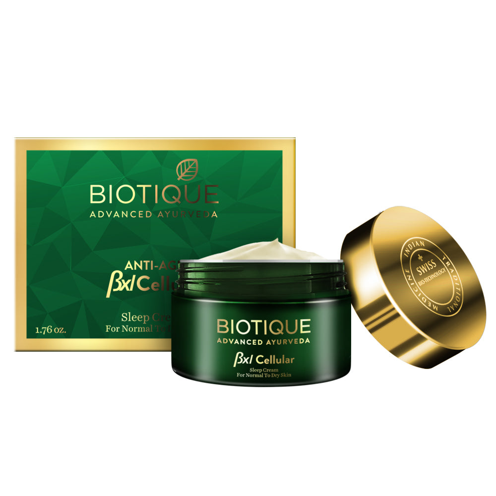 Biotique Anti-Age Bxl Cellular Sleep Cream, 50g - Buy from Indicrest