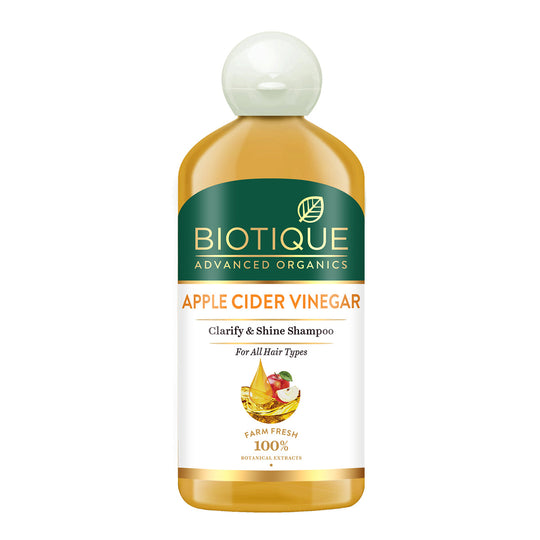 Biotique Apple Cider Vinegar Clarify & Shine Shampoo, 300ml - Buy from Indicrest