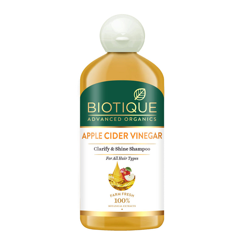Biotique Apple Cider Vinegar Clarify & Shine Shampoo, 300ml - Buy from Indicrest