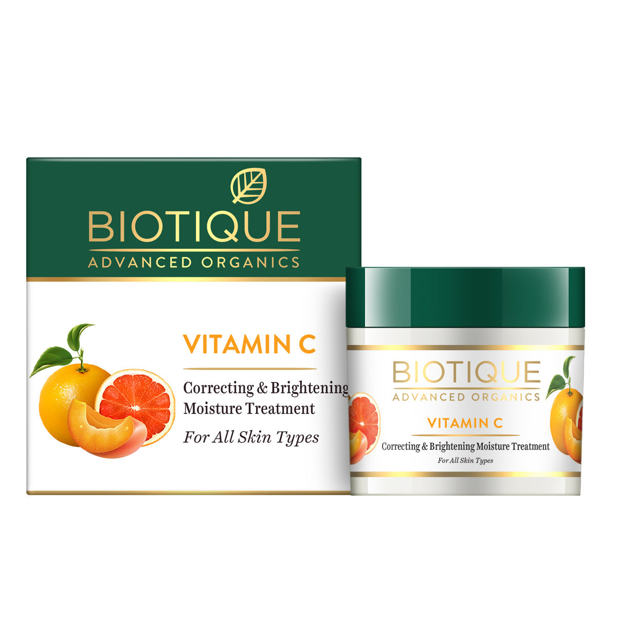 Biotique Vitamin C Correcting and Brightening Moisture Treatment, 50g - Buy from Indicrest