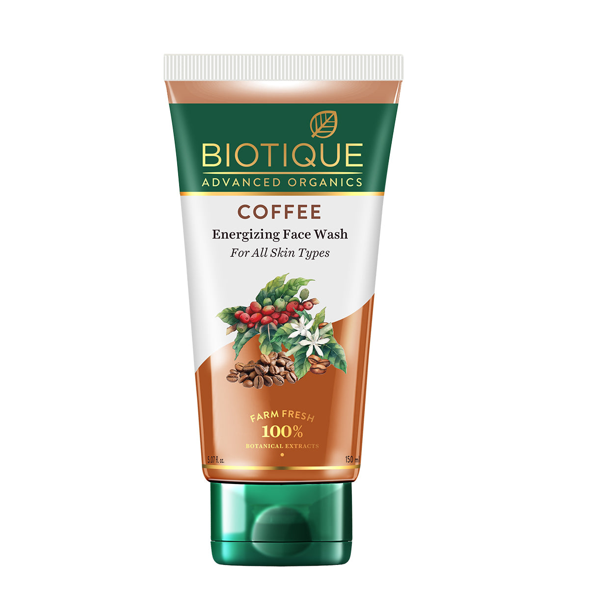 Biotique Coffee Energizing face wash, 150ml - Buy from Indicrest