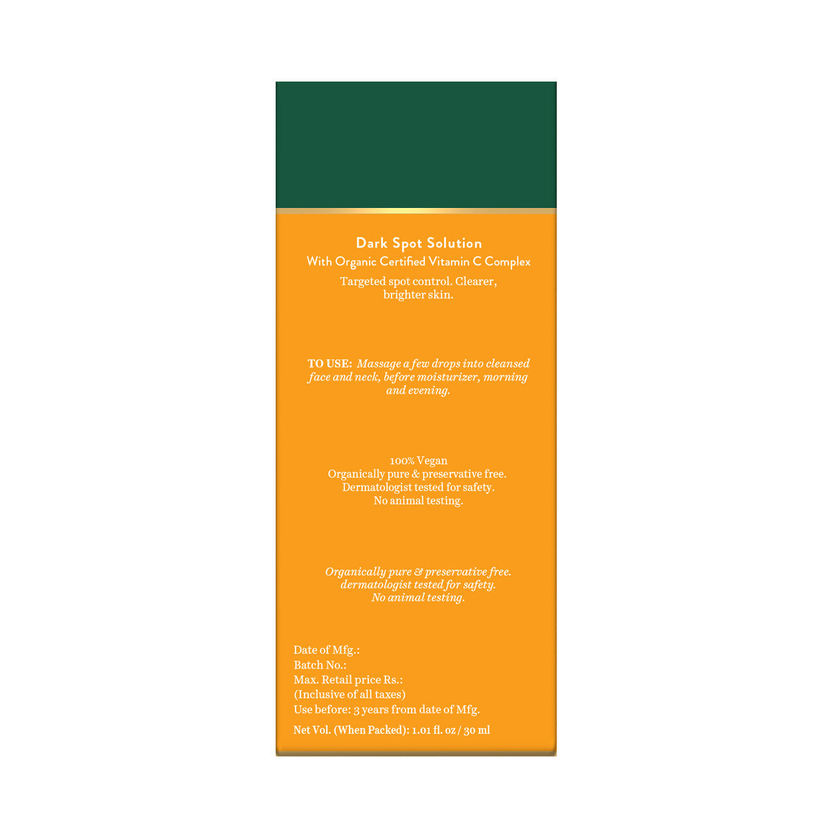 Biotique Vitamin C Dark spot solution, 30ml - Image 3 - Buy from Indicrest