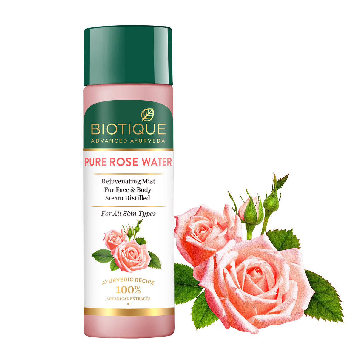 Biotique Rose Pore Tightening Toner With Himalayan Waters, 120ml - Image 3 - Buy from Indicrest